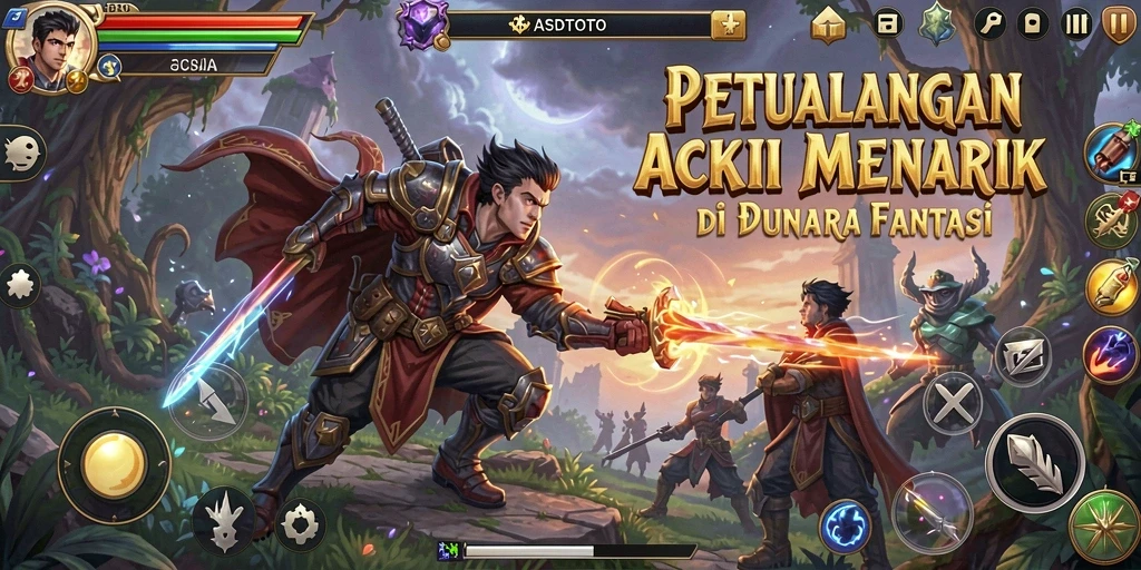 Menampilkan pertarungan seru dalam dunia fantasi ASDTOTO.