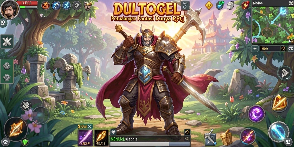 Tampilan menarik dari gameplay RPG DULTOGEL yang penuh aksi.