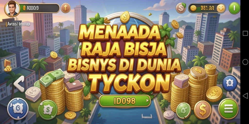 Screenshot menunjukkan momen mendebarkan dalam permainan Tycoon.