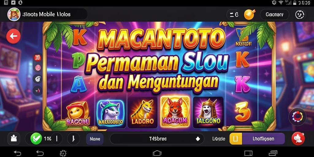 Tampilan gameplay slot yang memukau di MACANTOTO.