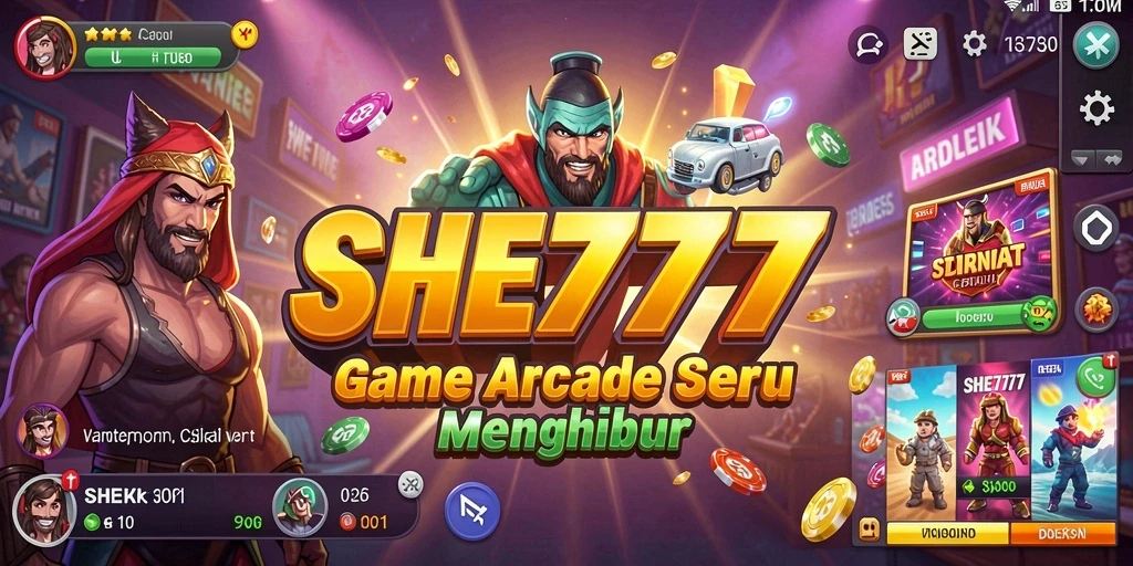 Tampilan gameplay menegangkan dan mengasyikkan dalam SHE777.
